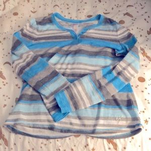 Justice blue and great long sleeve shirt